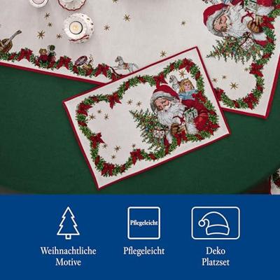 Villeroy & Boch Toy's Fantasy Placemat Gobelin kerstman 32 x 48 cm