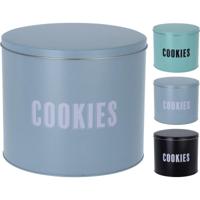 Koektrommel rond Cookies 20x16cm assorti - thumbnail