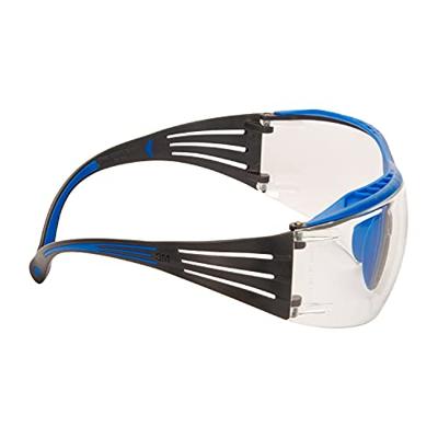 3M Veiligheidsbril | EN 166 | beugel blauw / grijs, ring helder | polycarbonaat | 1 stuk - 7100185269 7100185269 - thumbnail