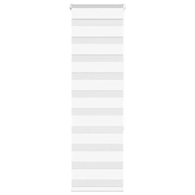 VidaXL Zebra rolgordijn 45x150 cm stofbreedte 40,9 cm polyester wit
