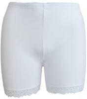Fine Woman dames boxershort met kort pijpje - Elastisch katoenen kanten onderbroek - thumbnail