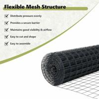 VidaXL Euro hek grijs 0,8 x 10 m pvc-gecoat ijzer - thumbnail