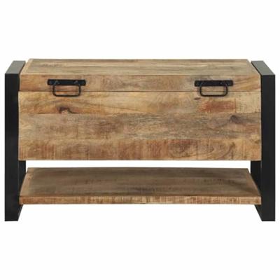 Opbergdoos met opslag Bruin 80 x 35 x 45 cm Massief mangohout