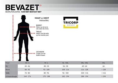Tricorp veiligheidsvest - RWS - rits - fluor oranje - maat XL-XXL - 453019