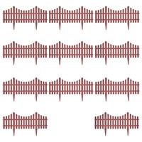 VidaXL Gazonranden 17 st 10 m bruin - thumbnail