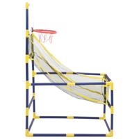 VidaXL Arcade basketbalset met bal en pomp 45x86x127 cm - thumbnail