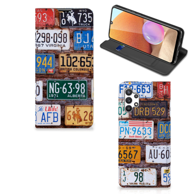 Samsung Galaxy A32 4G | A32 5G Enterprise Editie Stand Case Kentekenplaten Samsung Galaxy A32 4G | A32 5G Enterprise Editie Stand Case Kentekenplaten