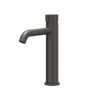 IVY Tribe Wastafelmengkraan - opbouw - middelhoog - coldstart - RVS316 - geborsteld carbon black PVD 6100414 - thumbnail