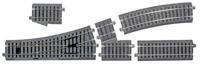 H0 Kato Unitrack 2-852 Wissel, Links 215 mm 1 stuk(s) - thumbnail