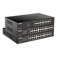 D-Link DGS-1100 Series 24-Port Gigabit PoE Smart Managed Switch met 12 PoE Ports, 100W PoE power budget, 802.3af/at, VLAN support, layer 2 features, QoS, 802.3az EEE, Fanless - thumbnail