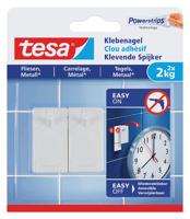 Klevende spijker tesa tegels metaal 2kg wit - thumbnail