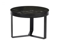 Livingfurn - Bijzettafel Glennis - 50x50x35cm - Marmer - thumbnail