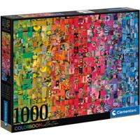 Clementoni legpuzzel collage colorboom, 1000st. - thumbnail