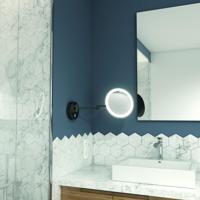 Lyora Flexibele spiegellampVasari met led - 107135 - thumbnail