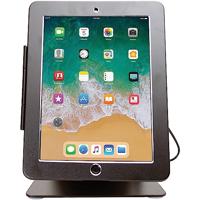 CTA Digital: Desktop Anti-diefstal iPad Stand voor iPad Air iPad Pro 9 7 iPad Gen 6 (2018) iPad Gen 5 (2017) iPad (Gen 2-4) compatibel met hoofdtelefoonaansluiting creditcardlezers & meer, zwart - thumbnail