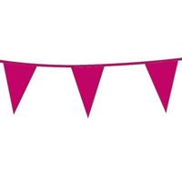 Vlaggenlijn 10mtr kunststof hardroze - thumbnail