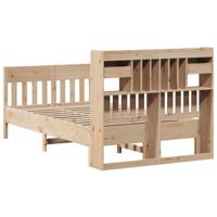 Bedframe zonder matras massief grenenhout 135x190 cm - thumbnail