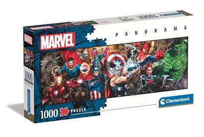 Clementoni legpuzzel panorama marvel, 1000st.
