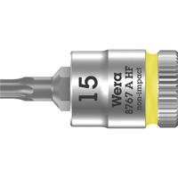 Wera 8767 A HF TORX® Zyklop Bit/dop-combinatie met 1/4" Aandrijving met Vasthoudfunctie, TX 15 x 28 mm - 1 stuk(s) - 05003363001 - thumbnail