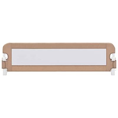 VidaXL Bedhekje peuter 150x42 cm polyester taupe