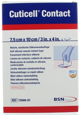 Cuticell Contact 7.5cm x 10cm 5 Stuks