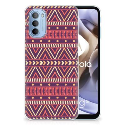 Motorola Moto G31 | G41 | TPU bumper | Aztec Paars