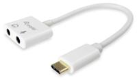 Equip 133460 usb to audio adapter, usb type-c -> 3.5mm jack - thumbnail