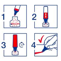 Edding Textmarker | neonkleuren geel/oranje/roze/lichtgroen | streepbreedte 2-5 mm spitse punt | 1 stuk - 4-24-4 4-24-4 - thumbnail