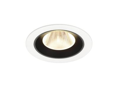 SLV InbouwspotNuminos M wit/zwart 3000K - 20gr - 1009622