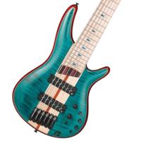 Ibanez SR1426B Premium Caribbean Green Low Gloss 6-snarige elektrische basgitaar met gigbag - thumbnail