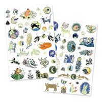 DJECO Nachtreflectie tatoeages blauw - thumbnail