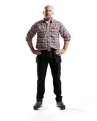 Blåkläder Service werkbroek stretch 14691845 | Zwart | Maat 56 - 7330509509210