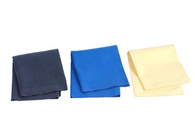 MusicNomad MN203 Super Soft Microfiber Suede Polishing Cloth poetsdoeken 3 stuks