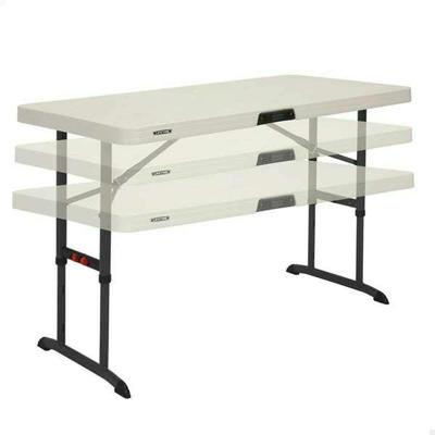 Vouwtafel Lifetime Lifetime 122 x 86 x 61 cm Crème Staal Plastic