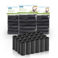 Nobleza Hondenpoepzakjes - 12 Rollen - 180 Poepzakjes - Zwart - thumbnail