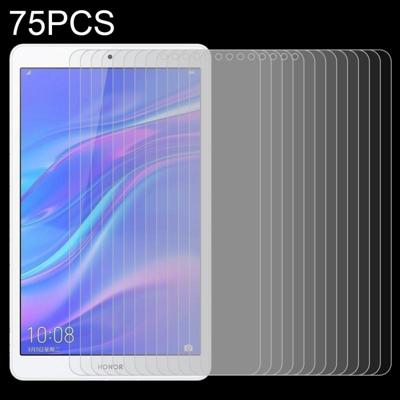75 stuks 9u oppervlakte hardheid 8 inch anti-vingerafdruk explosie-proof getemperd glas film voor Huawei Honor tab 5