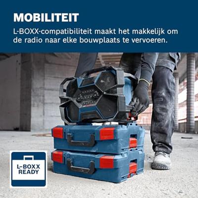 Bosch Professional GPB 18VH-6 SRC Accu bouwradio DAB+ / FM / Bluetooth® / AUX - 06014A6200 - thumbnail