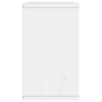 Tv-meubel wit 79x24x40,5 cm massief grenenhout - thumbnail