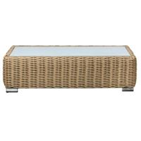 Hoofdtafel Home ESPRIT Beige Lichtbruin 110 x 60 x 35 cm - thumbnail