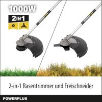 Powerplus Electric Brushcutter Powxg30405 - Bordure & Debrusaille Filo elettrico di 1000 W - thumbnail
