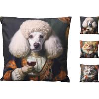 Kussen dieren print 45cm - thumbnail