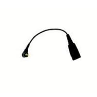 Jabra QD Telefoonheadset kabel Zwart - thumbnail