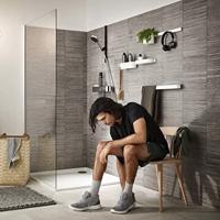 Hansgrohe WallStoris Wandelement 50x1,2x3,3 cm Mat Wit - thumbnail