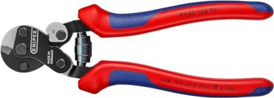 Knipex Staaldraadschaar voor bandenkoord | Meer-componentengrepen | Gebruineerd | Lengte 160 mm - 95 62 160 TC - thumbnail