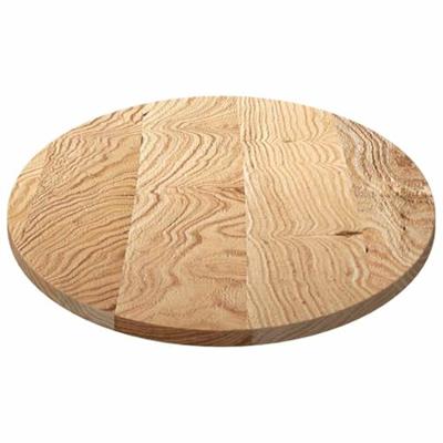 Tafelblad 120x60x2 cm ovaal massief eikenhout
