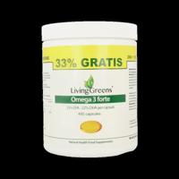Livinggreens Omega 3 forte voordeelverpakking 480 Capsules - thumbnail