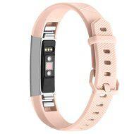 FitBit Alta HR siliconen bandje met gesp - Maat: Large - Beige - thumbnail