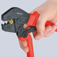Knipex 97 52 08 97 52 08 Krimptang Adereindhulzen 0.25 tot 6 mm² - thumbnail