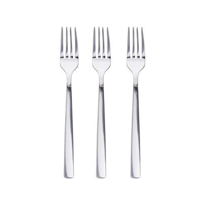Set dessertvorken San Ignacio Earth SG7782 Roestvrij staal Helderheid (3 Stuks)