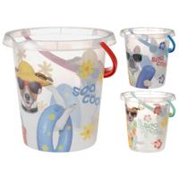 Transparante Emmer met Print 12L - thumbnail